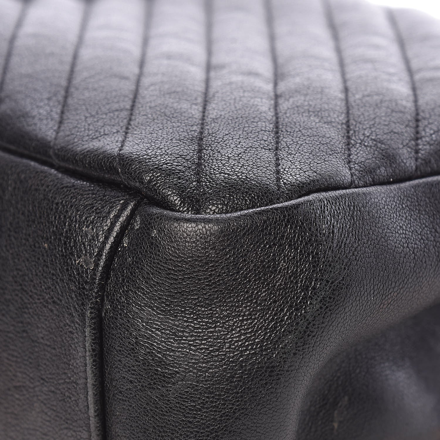 Saint Laurent Sheepskin Matelasse Chevron Monogram Large College Satchel Black 12 of 24