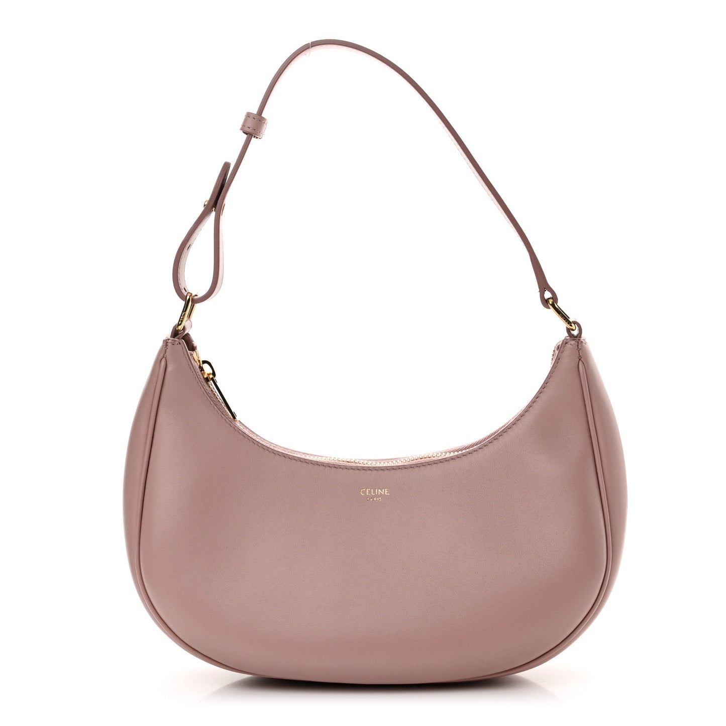 Smooth Calfskin Ava Shoulder Bag Rose Vintage