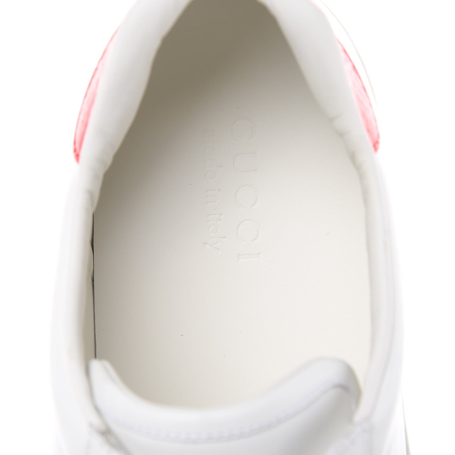 Gucci Calfskin Mens Ace Sneakers 12 White Green 8 of 9