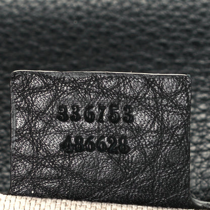 Gucci Pebbled Calfskin Medium Soho Clutch Black 7 of 12
