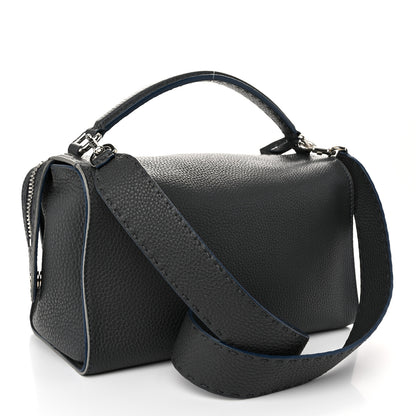 Fendi Cuoio Romano Selleria Lei Boston Tote Asfalto 3 of 10