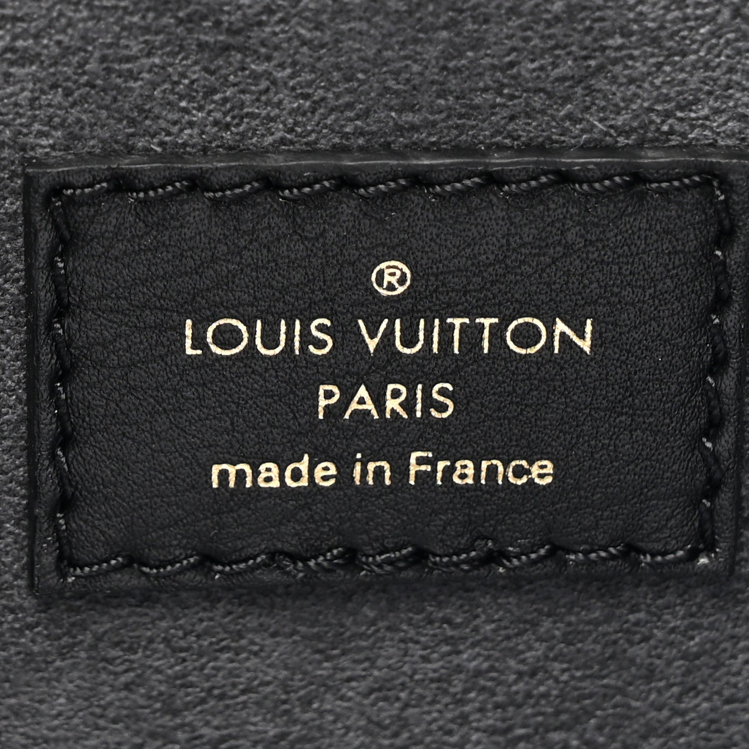 Louis Vuitton Calfskin Nanogram Embossed Dauphine MM Black 6 of 10