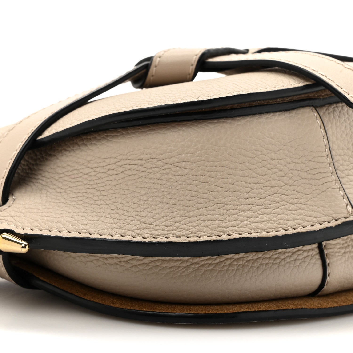Loewe Grained Calfskin Mini Gate Crossbody Bag Light Oat 10 of 13
