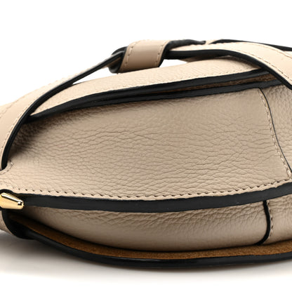 Loewe Grained Calfskin Mini Gate Crossbody Bag Light Oat 10 of 13