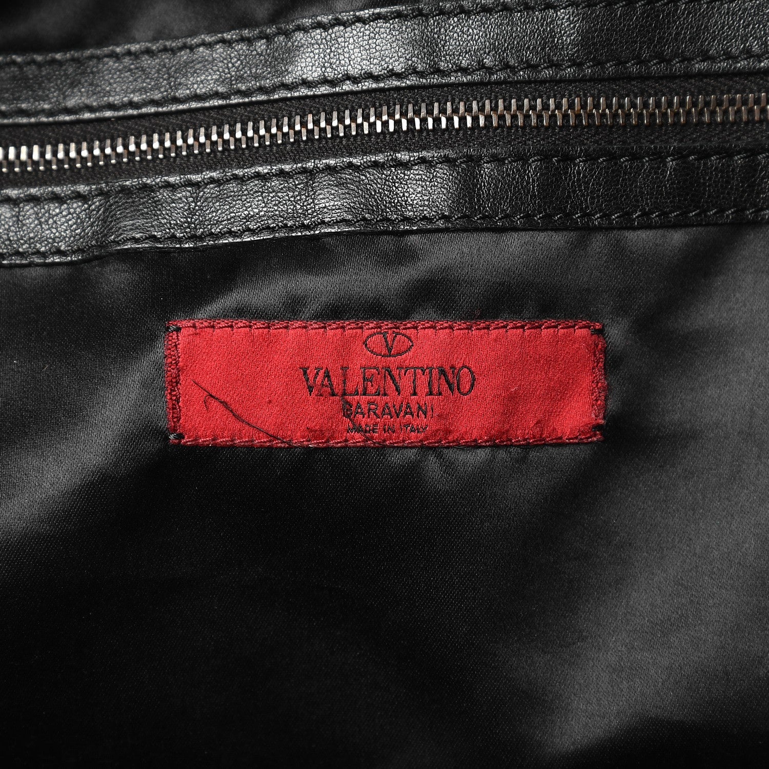 Valentino Garavani Nappa Studded Rosette Tote Black 7 of 16