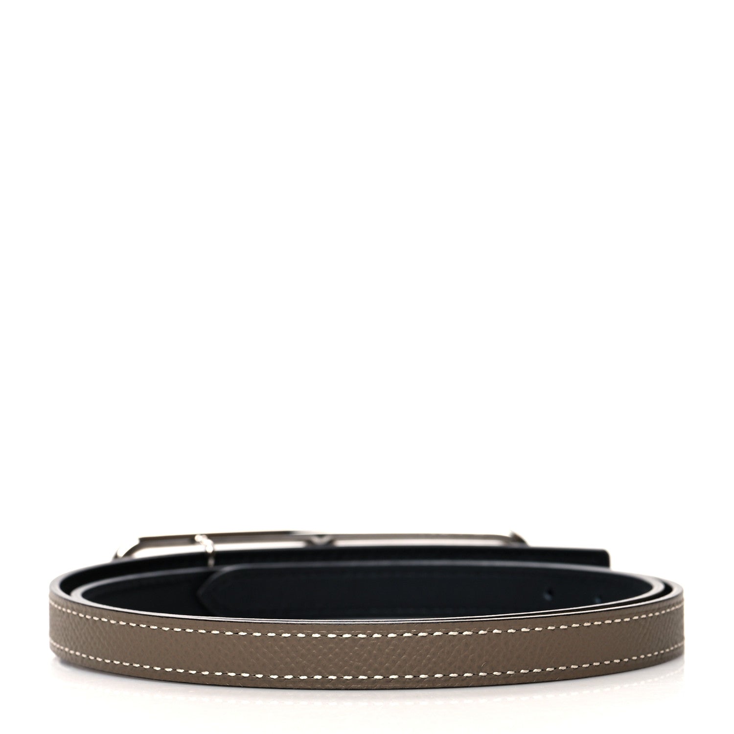 Hermes Swift Epsom 13mm Roulis Belt 75 Etoupe Black 2 of 5