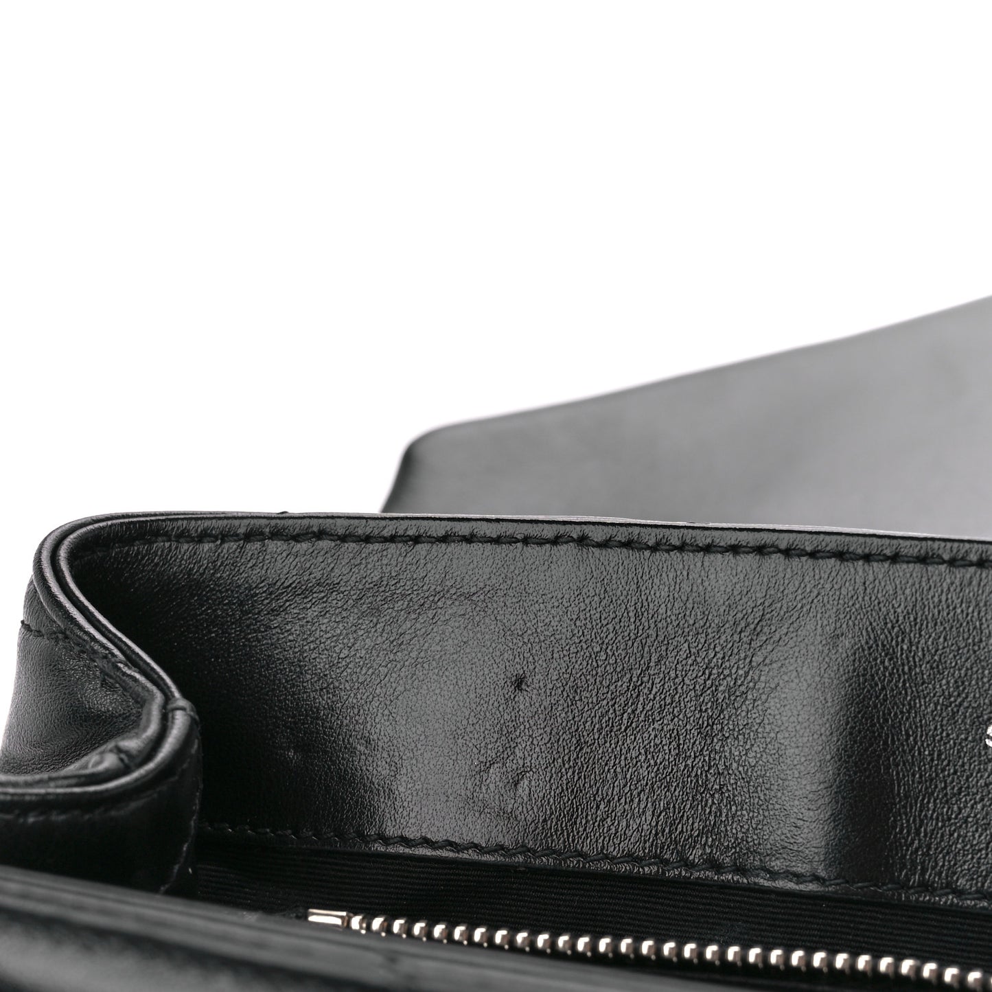 Calfskin Y Quilted Monogram Medium Loulou Satchel Black