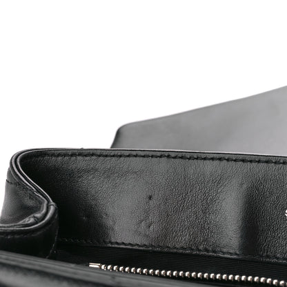 Saint Laurent Calfskin Y Quilted Monogram Medium Loulou Satchel Black 12 of 12