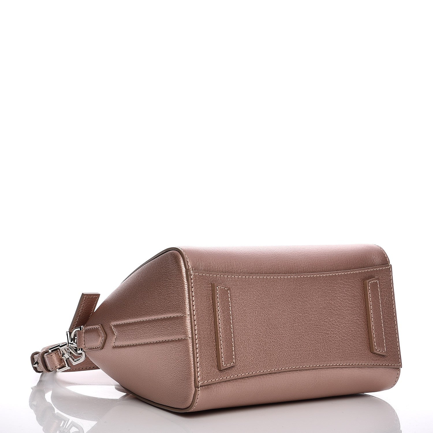 Givenchy Metallic Sugar Goatskin Mini Antigona Light Pink 5 of 9