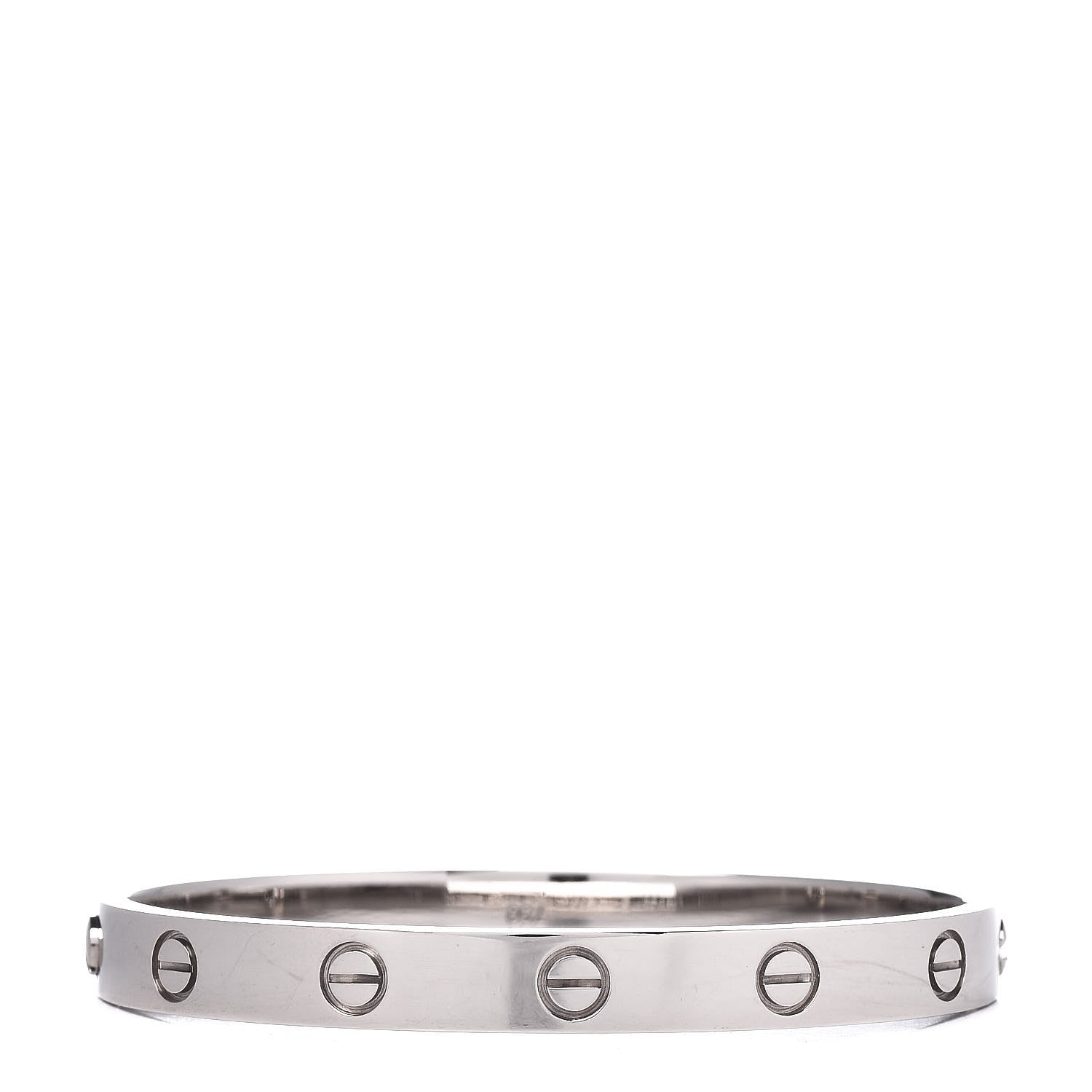 Cartier 18K White Gold LOVE Bracelet 16 3 of 5