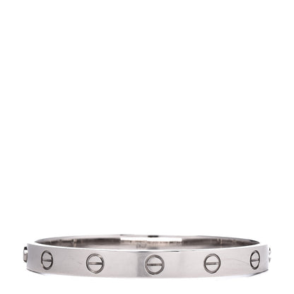 Cartier 18K White Gold LOVE Bracelet 16 3 of 5