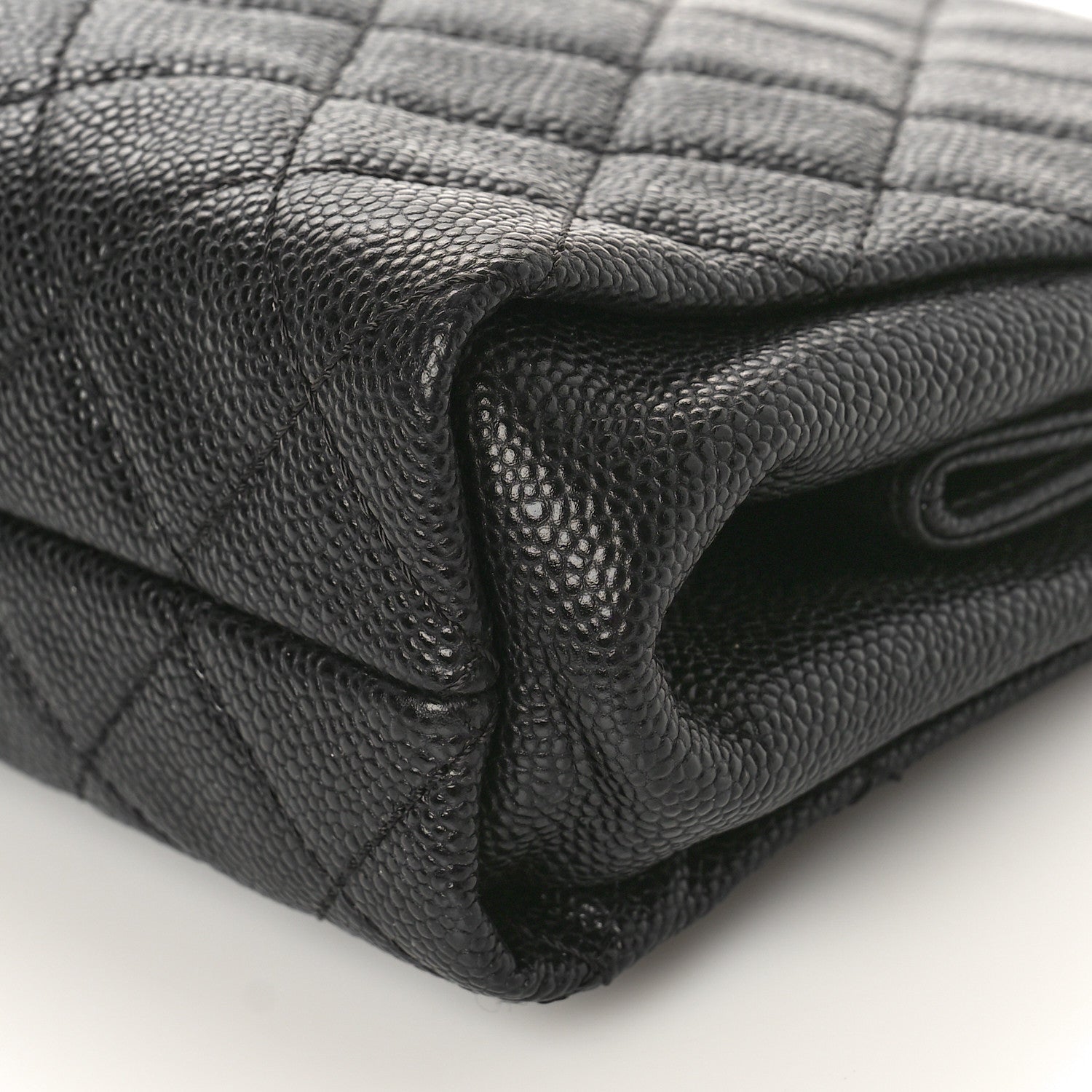 Chanel Caviar Quilted CC Large Clutch Black 10 of 10
