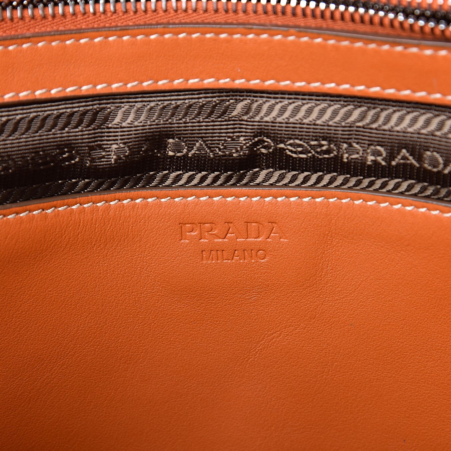 City Calf Sport Tote Papaya