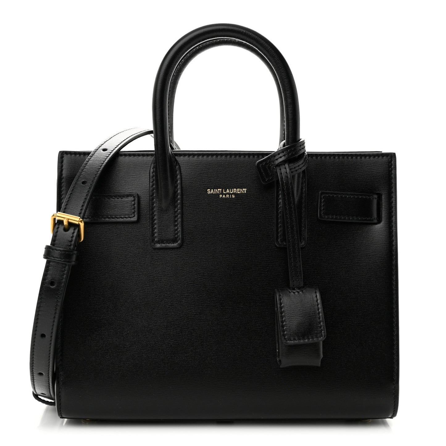 Calfskin Nano Sac De Jour Black
