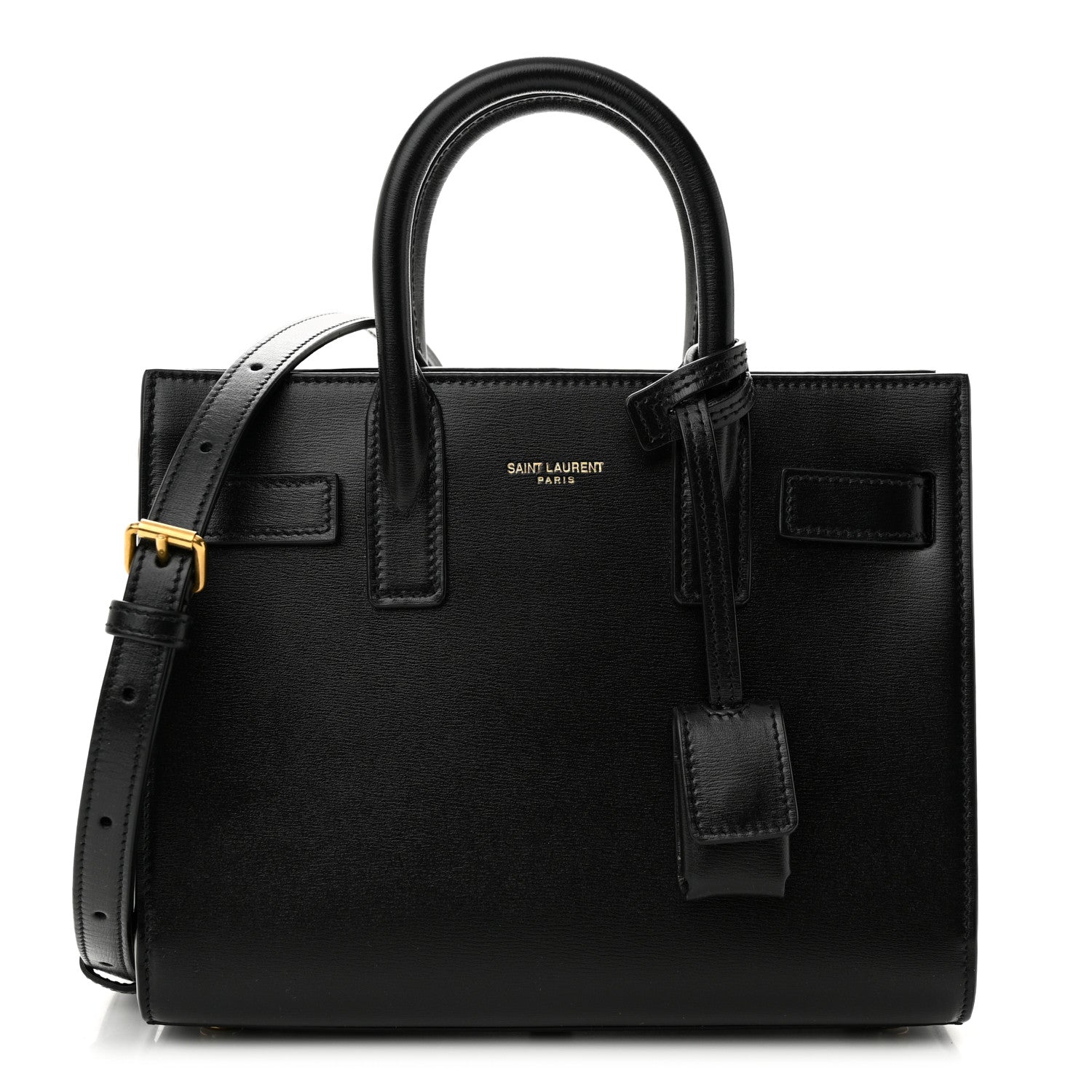 Saint Laurent Calfskin Nano Sac De Jour Black 1 of 11