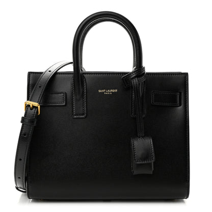 Saint Laurent Calfskin Nano Sac De Jour Black 1 of 11