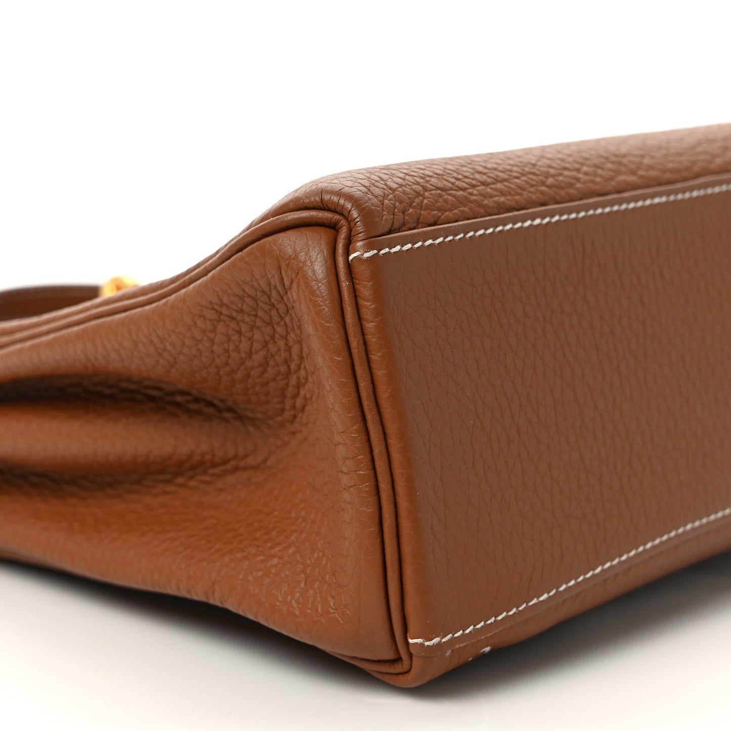 Taurillon Clemence Kelly Ado Backpack Gold
