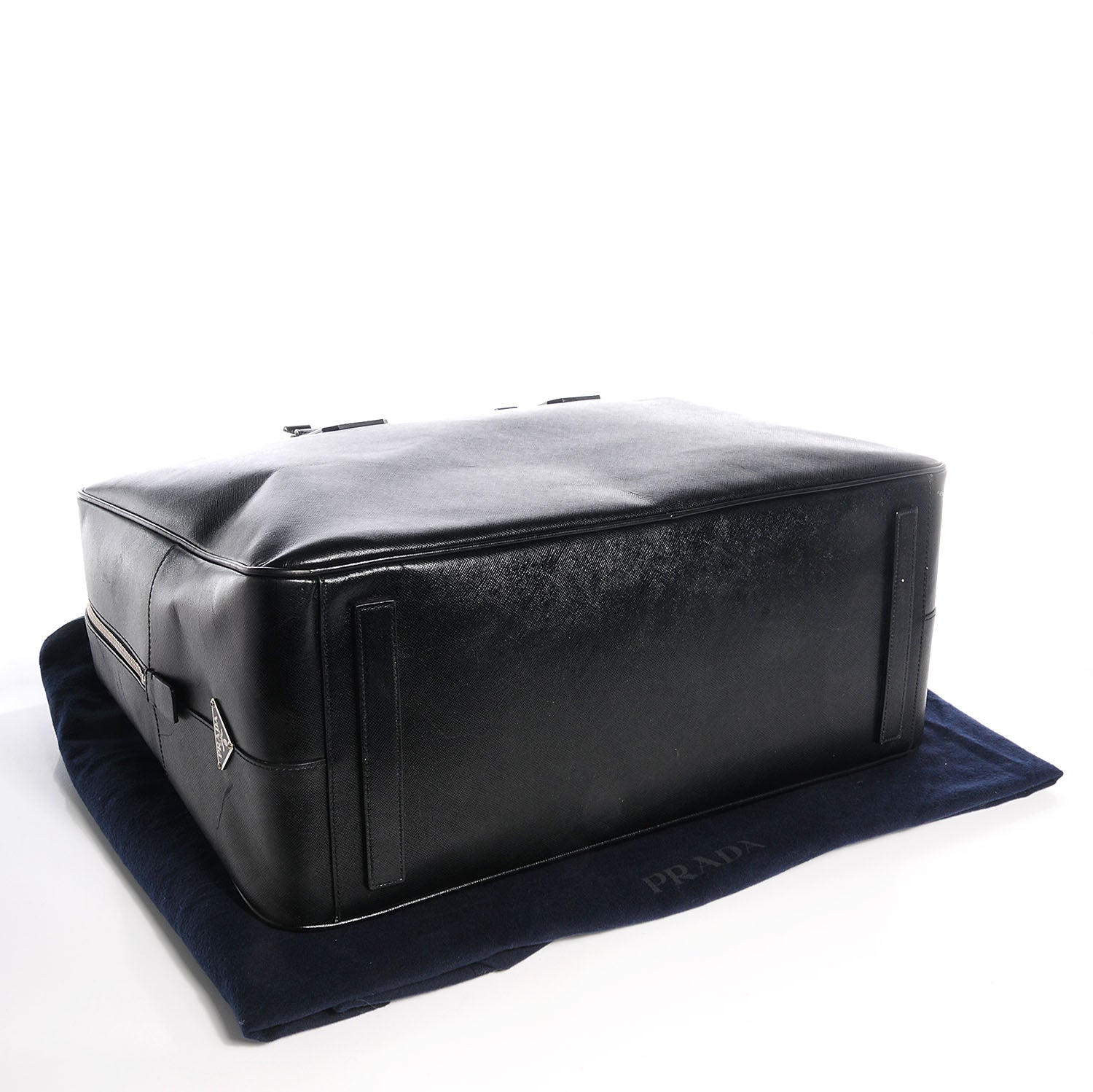 Prada Saffiano Travel Bag Nero Black 4 of 10