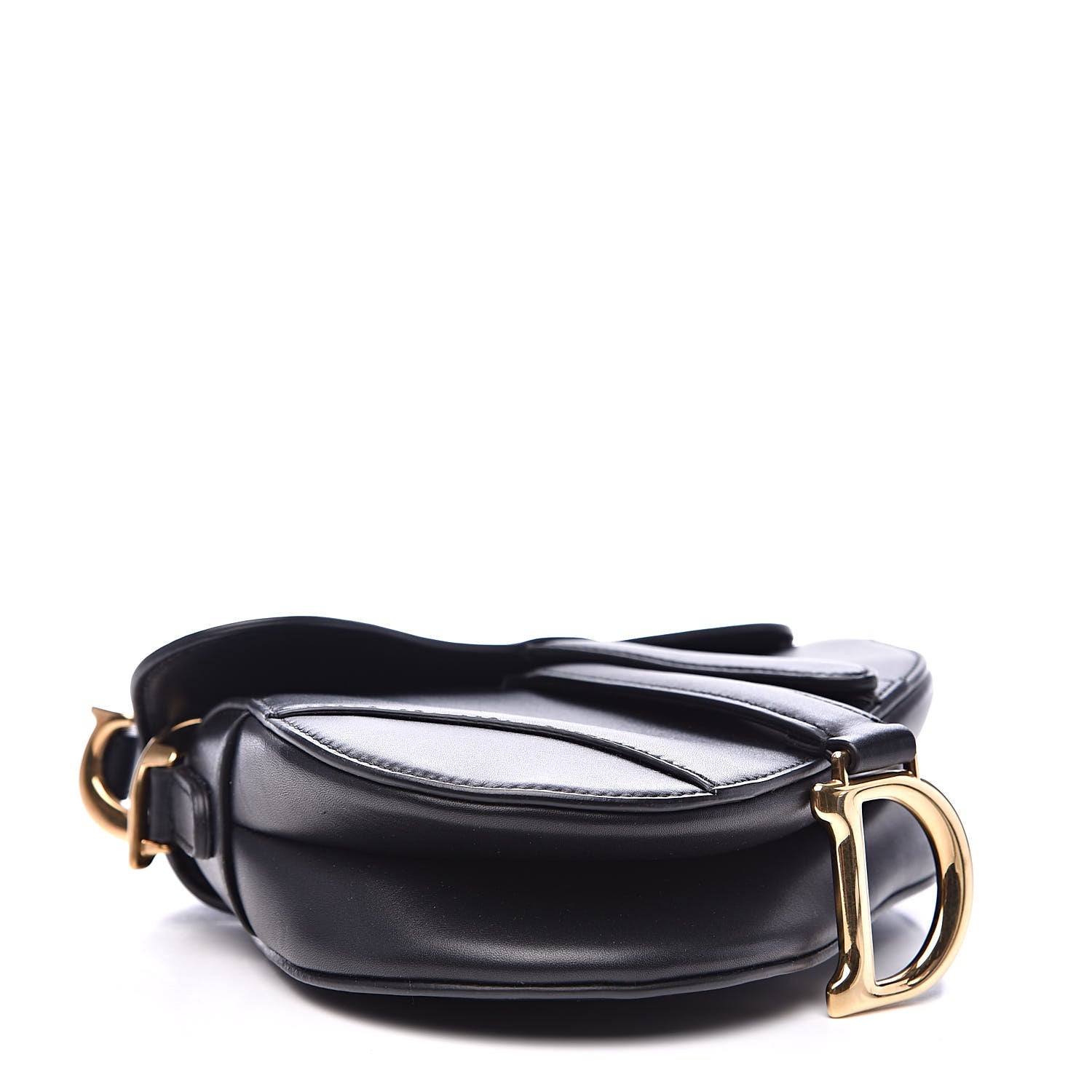 Christian Dior Calfskin Mini Saddle Bag Black 4 of 10