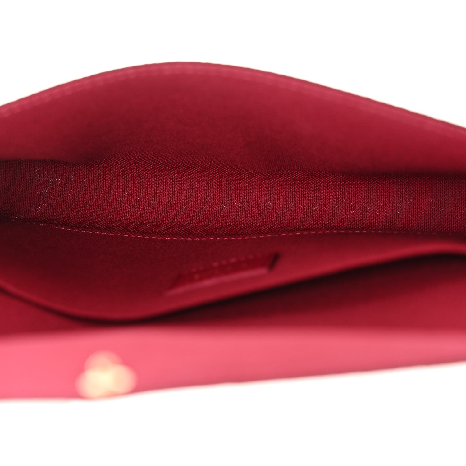 Louis Vuitton Monogram Pochette Felicie Chain Wallet Fuchsia 5 of 12
