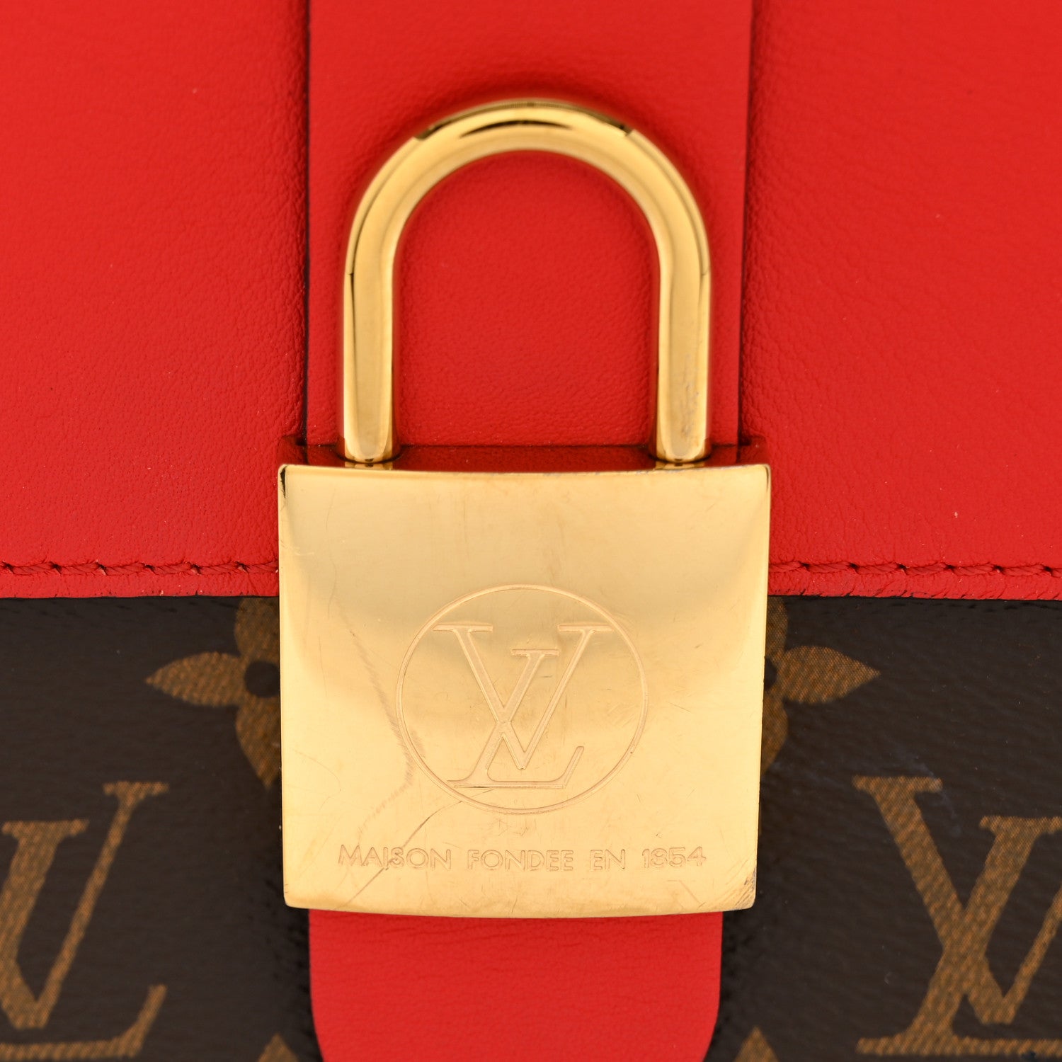 Louis Vuitton Monogram Locky BB Coquelicot 12 of 14