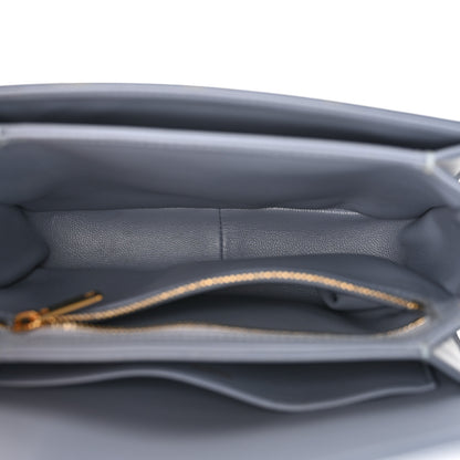 Celine Shiny Calfskin Teen Triomphe Pearl Blue 5 of 13