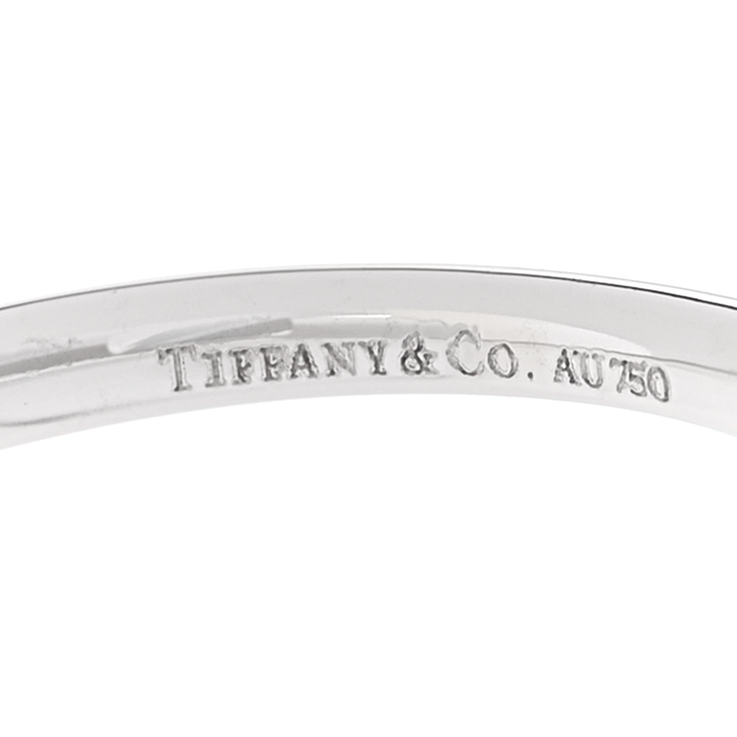Tiffany 18K White Gold Diamond .17ct Frank Gehry Torque Ring 50 5.25 5 of 6