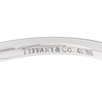 Tiffany 18K White Gold Diamond .17ct Frank Gehry Torque Ring 50 5.25 5 of 6