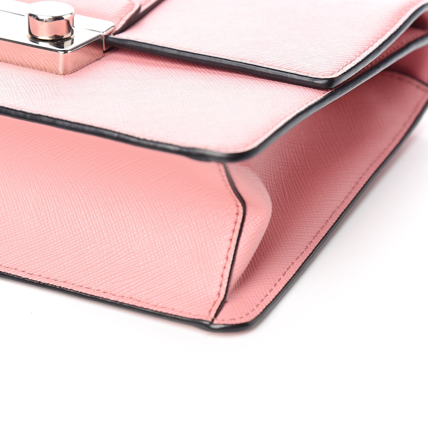 Saffiano Pattina Sound Chain Crossbody Bag Petalo