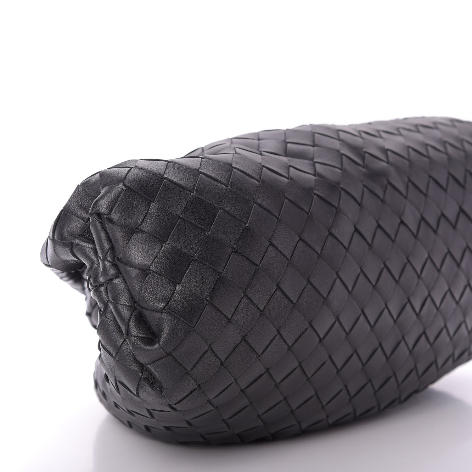 Bottega Veneta Nappa Maxi Intrecciato The Pouch Oversized Clutch Black 6 of 11