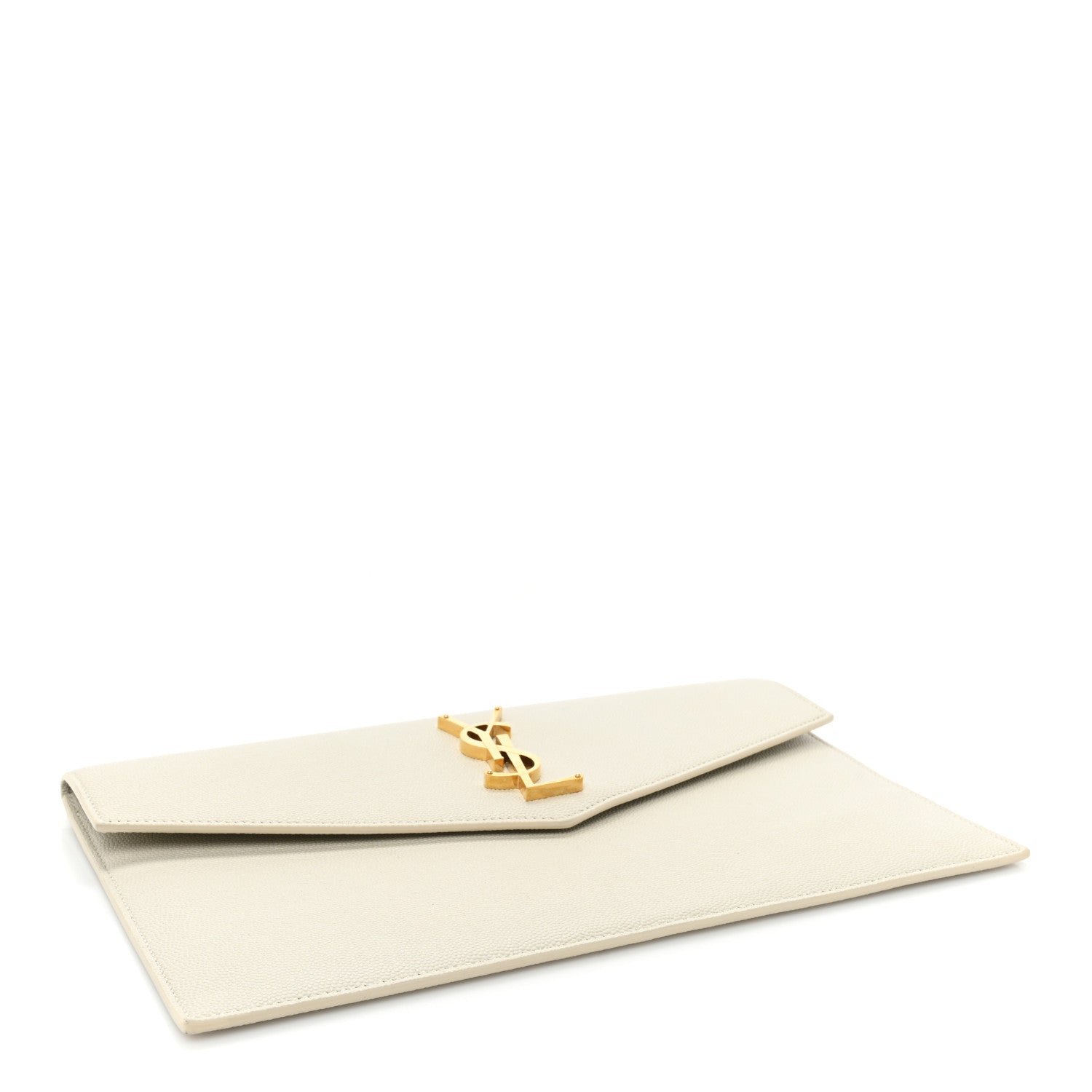 Saint Laurent Grain De Poudre Uptown Pouch Crema Soft 4 of 13