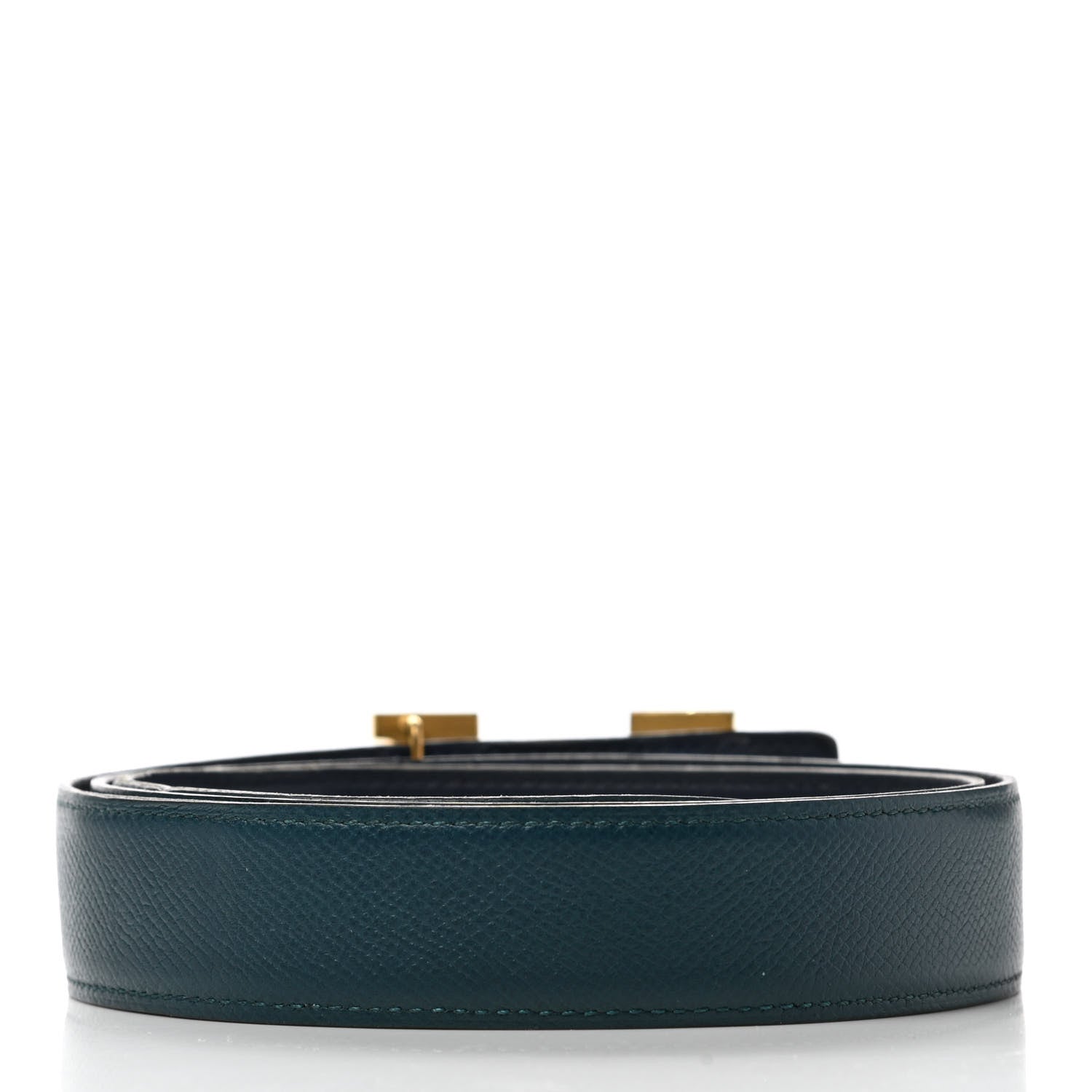 Hermes Epsom Swift 32mm Strie H Belt 95 Colvert Bleu Saphir 2 of 10