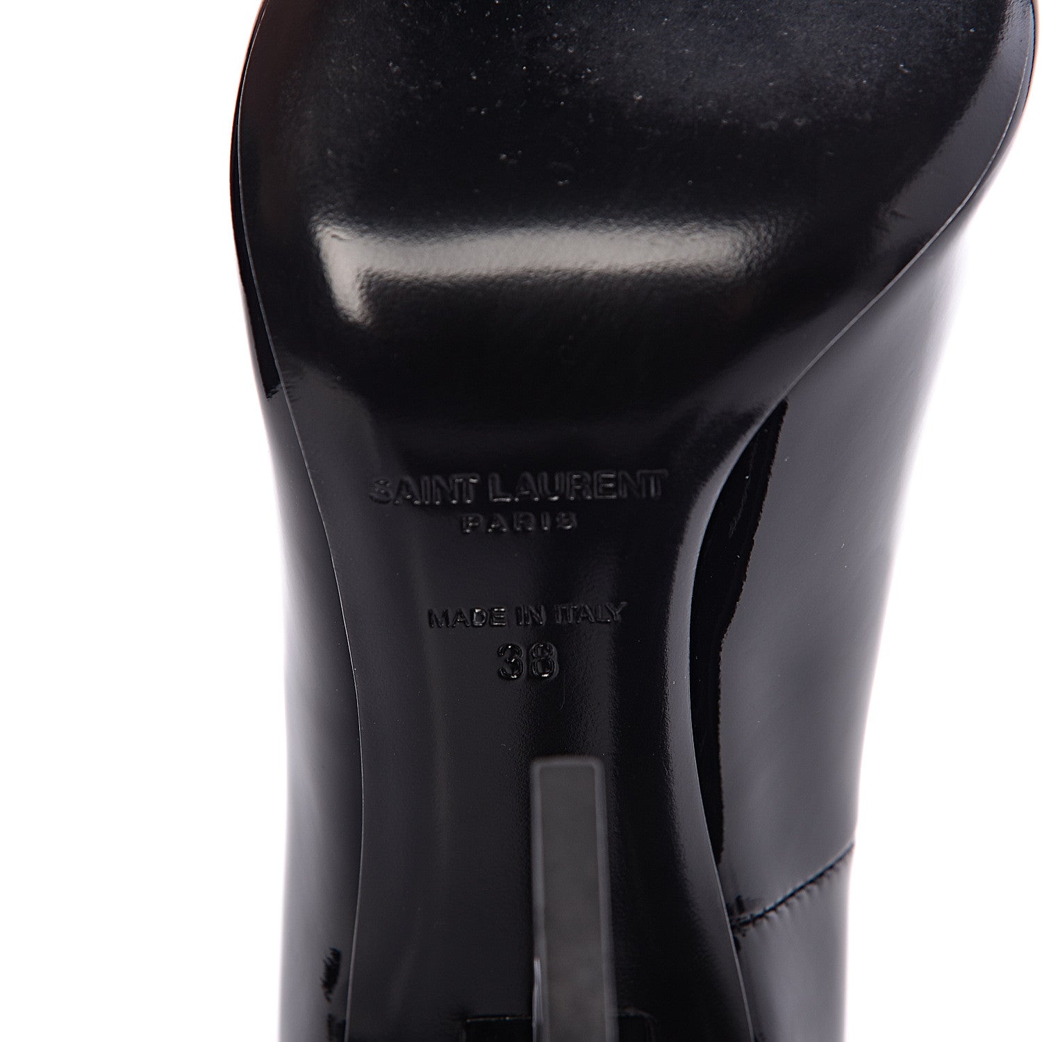 Saint Laurent Patent Opyum 110 Pumps 38 Black 9 of 13