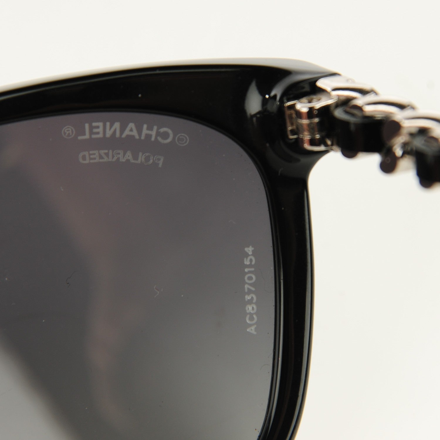 Chanel Cat Eye Chain Sunglasses 5260-Q Black 4 of 6