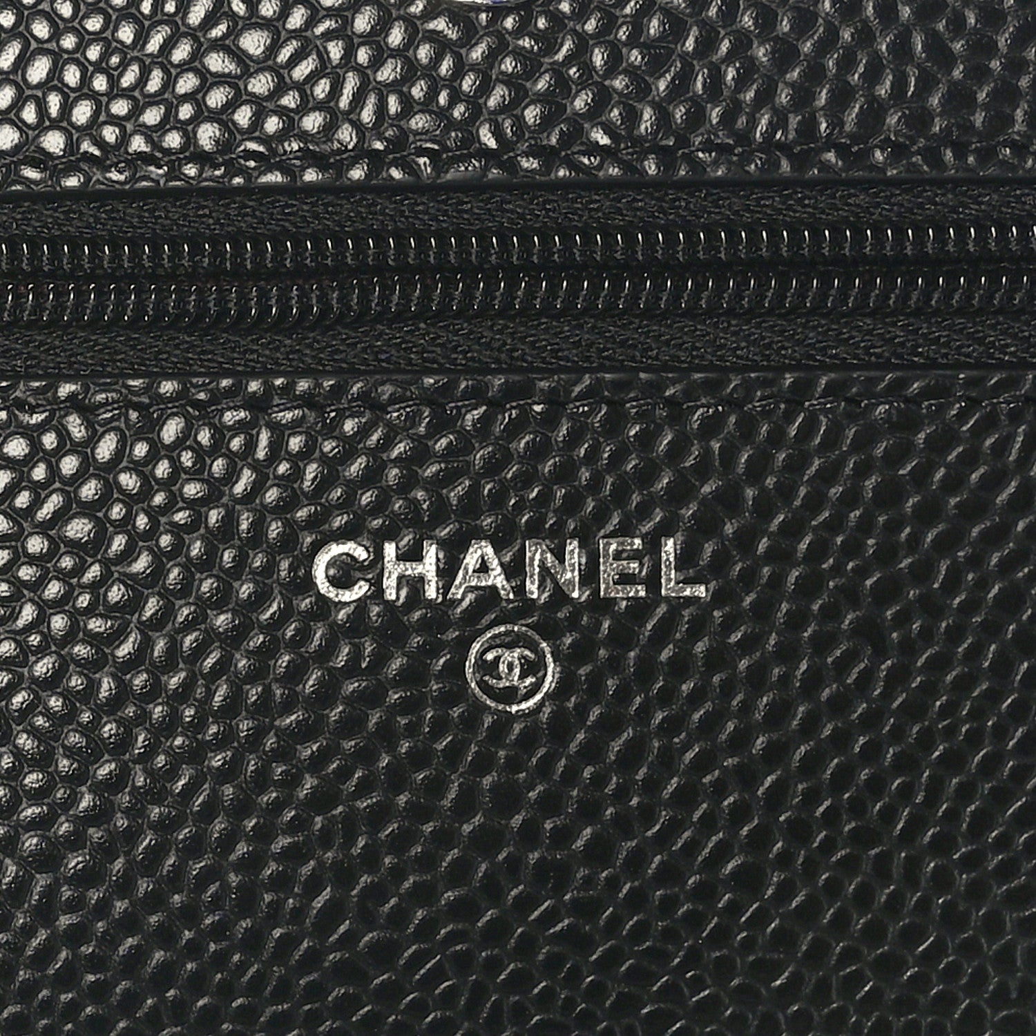Chanel Caviar Quilted Wallet on Chain WOC Black 6 of 11