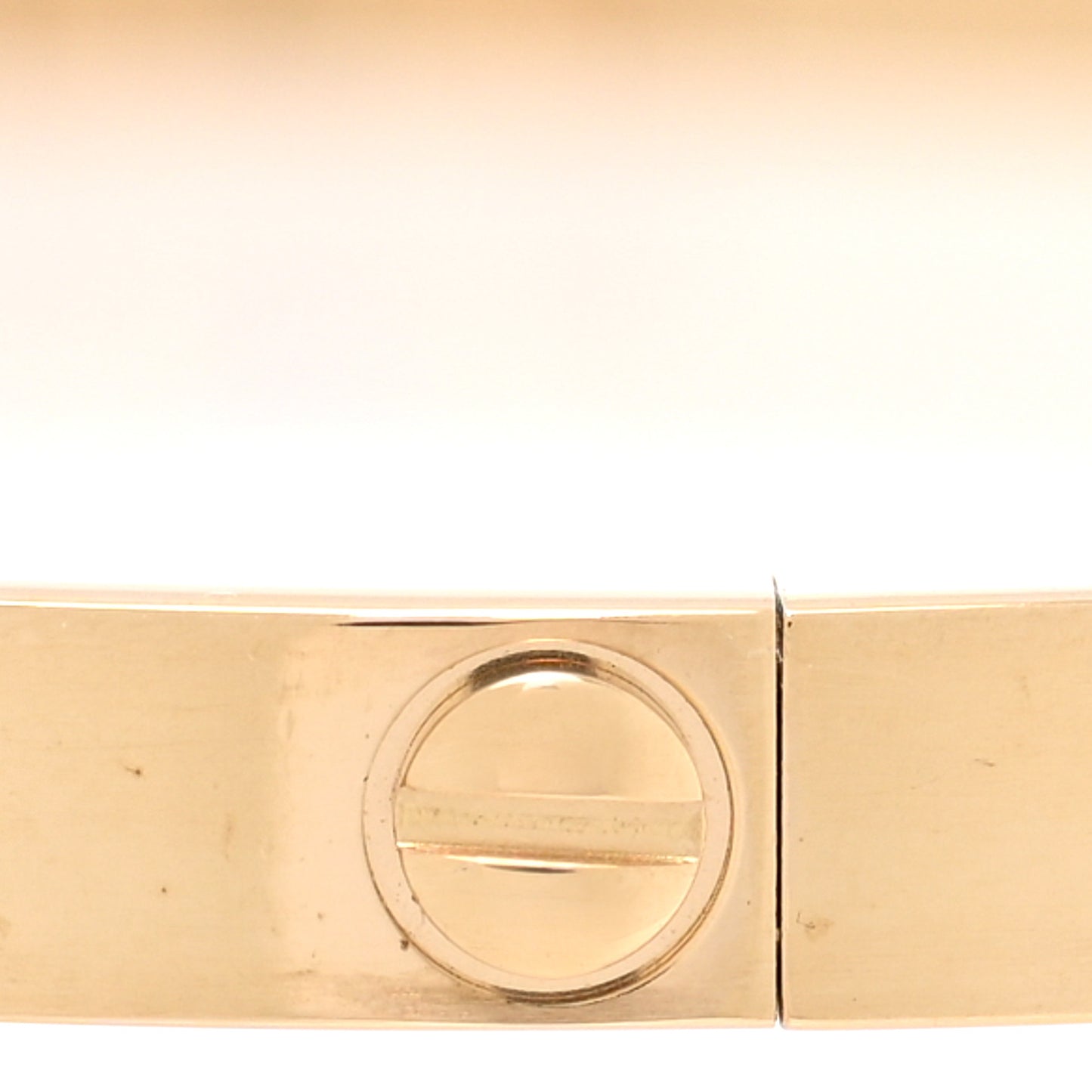 18K Yellow Gold Small LOVE Bracelet 15