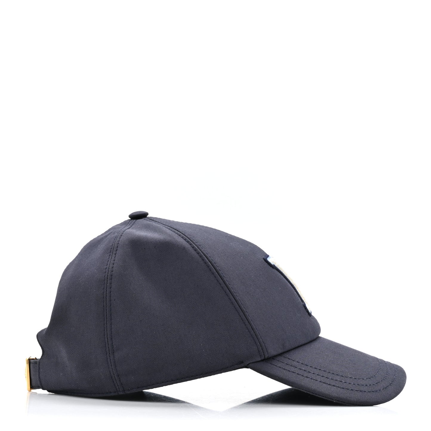 Cotton LV Signature Cap L Bleu Marine