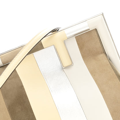Fendi Nappa Suede Striped Inlay Small Fendi First Multicolor 8 of 10