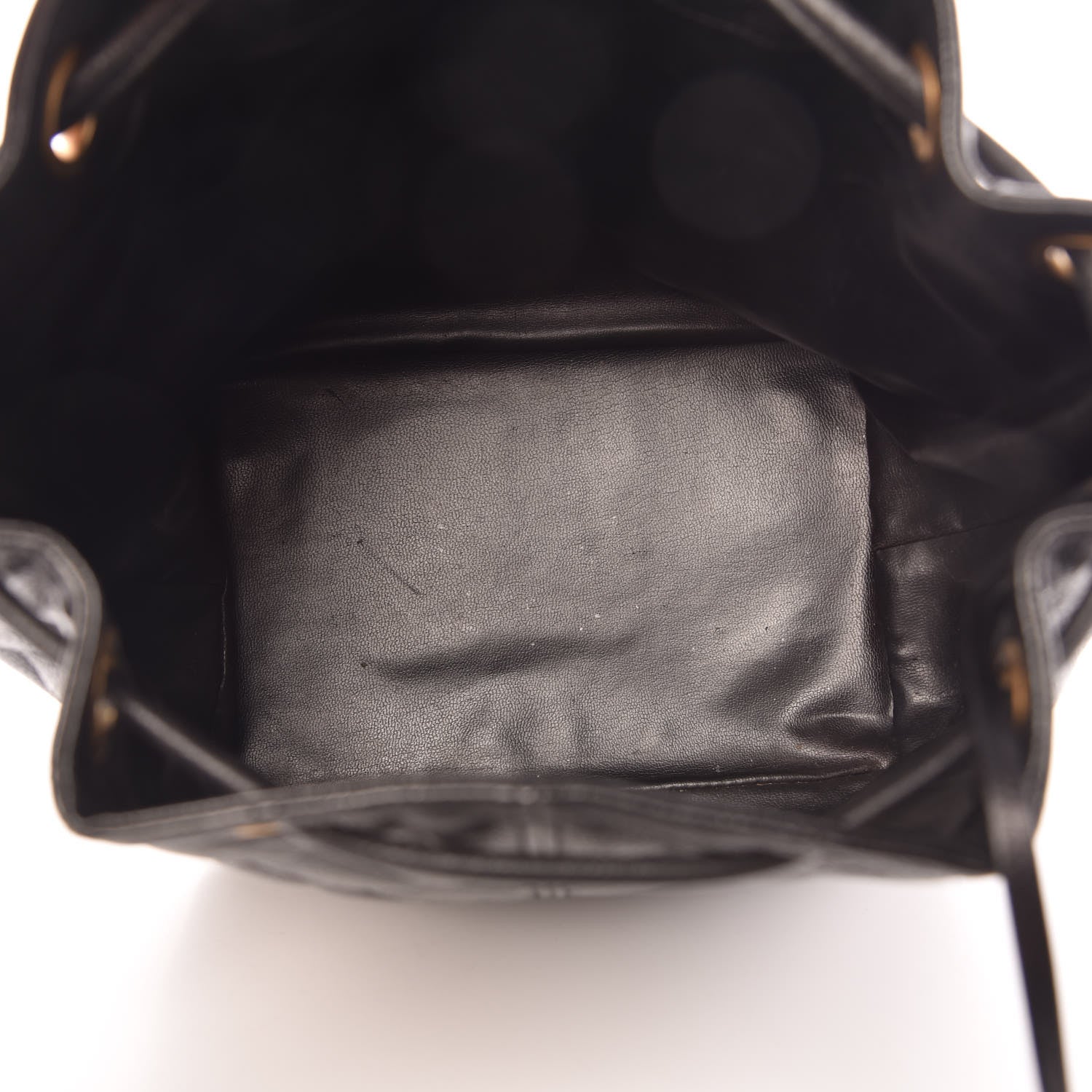 Chanel Caviar Quilted Drawstring Shoulder Bag Black 6 of 12