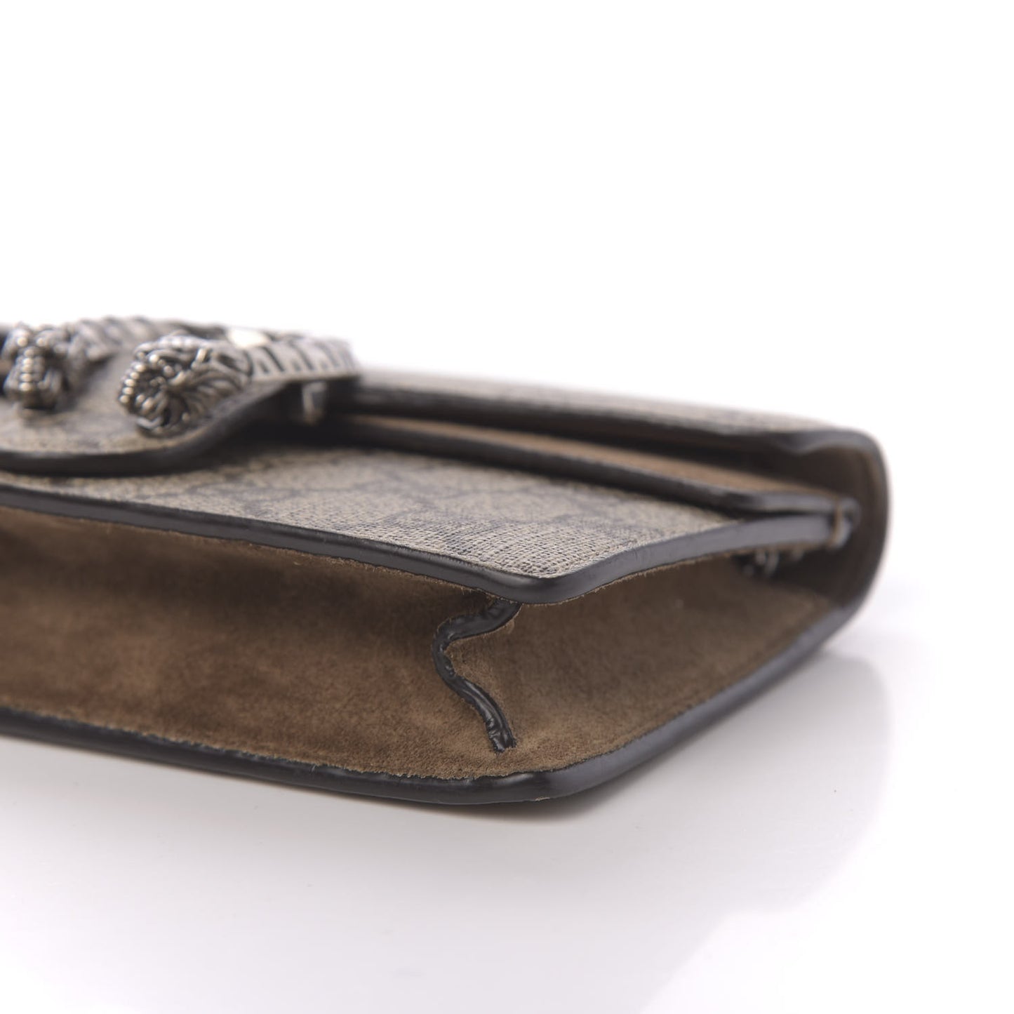 GG Supreme Monogram Super Mini Dionysus Shoulder Bag Taupe