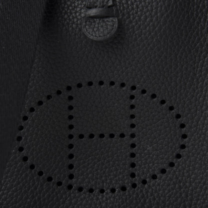 Hermes Taurillon Clemence Evelyne TPM Black 10 of 10