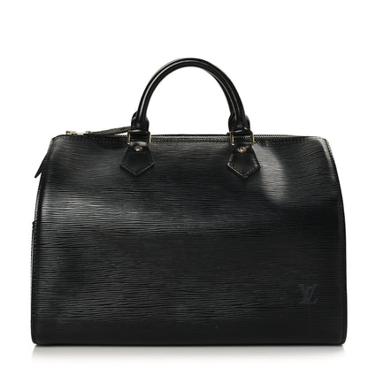 Louis Vuitton Epi Speedy 30 Black 1 of 9
