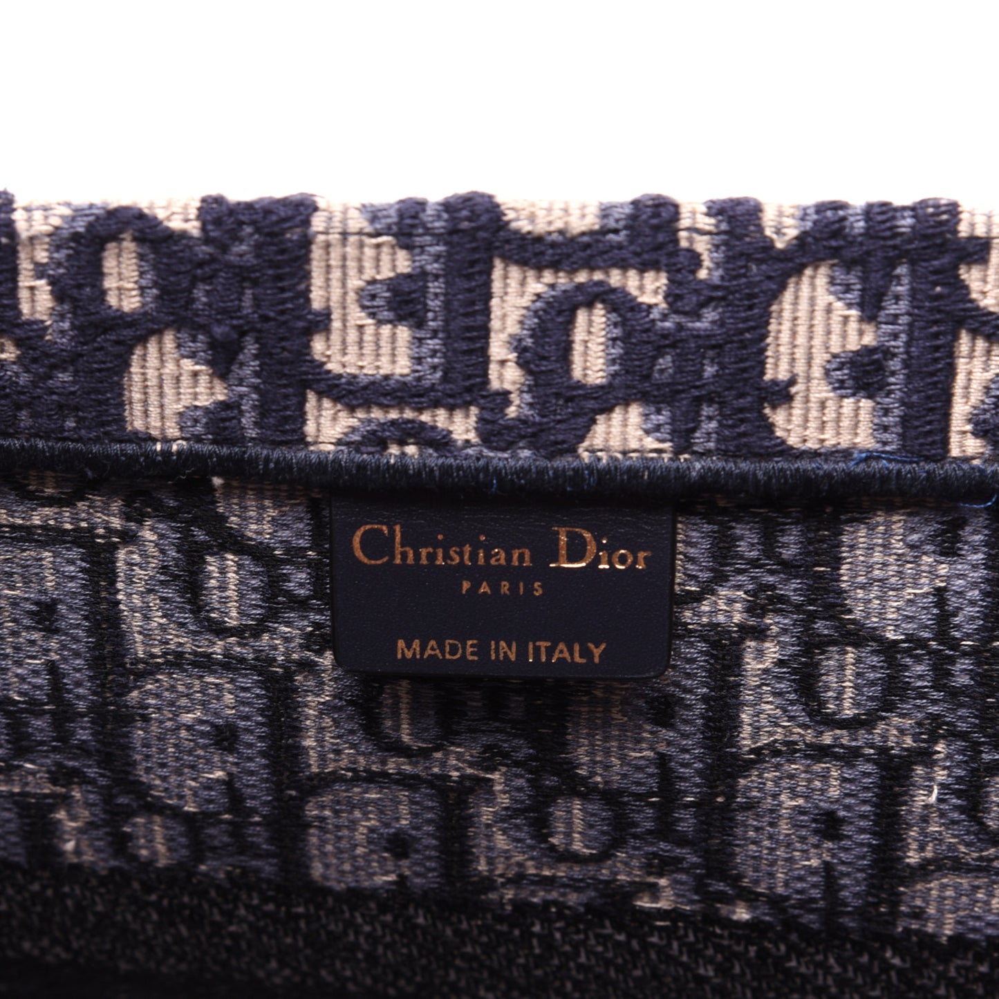 Oblique Medium Book Tote Blue Multicolor