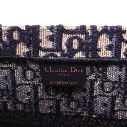Christian Dior Oblique Medium Book Tote Blue Multicolor 8 of 12