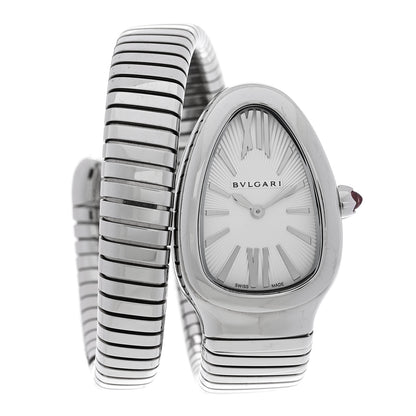 Bulgari Stainless Steel 35mm Serpenti Tubogas Quartz Watch 1 of 5