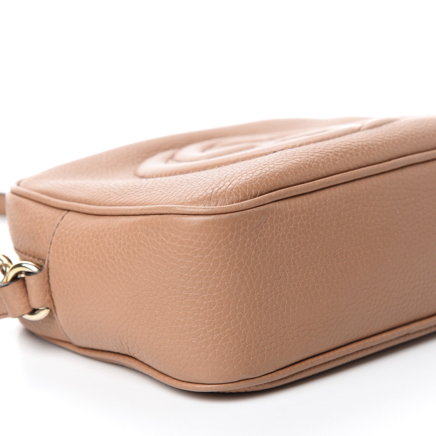 Gucci Pebbled Calfskin Small Soho Disco Bag Rose Beige 6 of 14