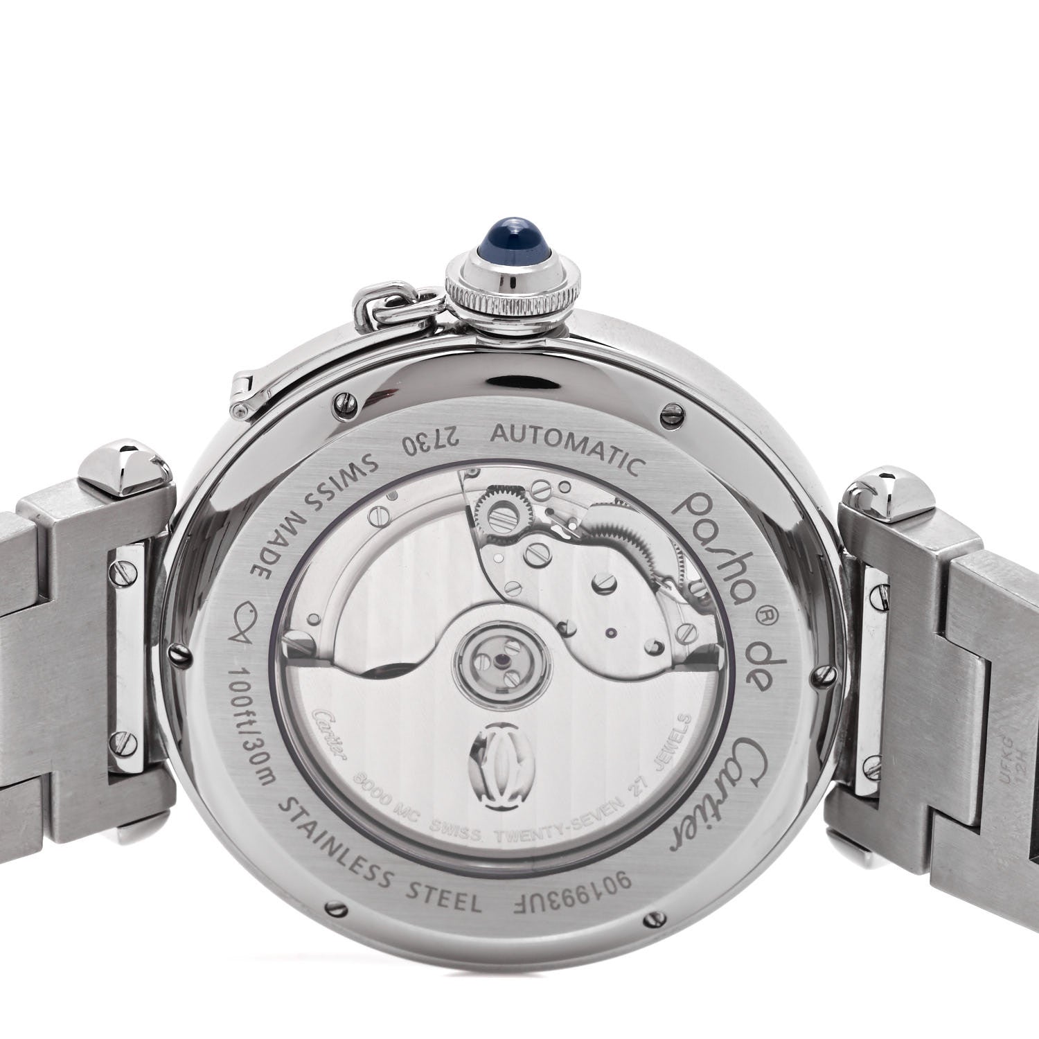 Cartier Stainless Steel 42mm Pasha C Automatic Watch 4 of 5