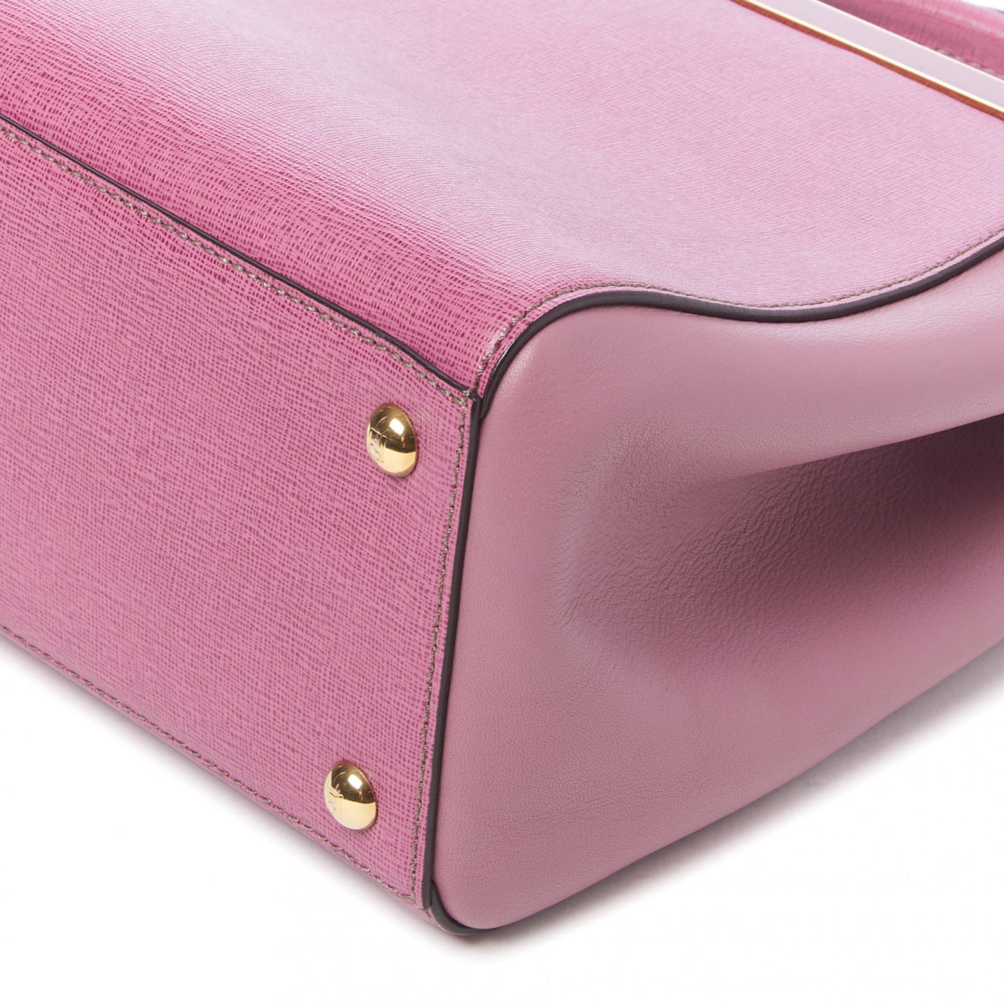 Vitello Elite Flamingo Petite 2Jours Tote Lilla Glicine