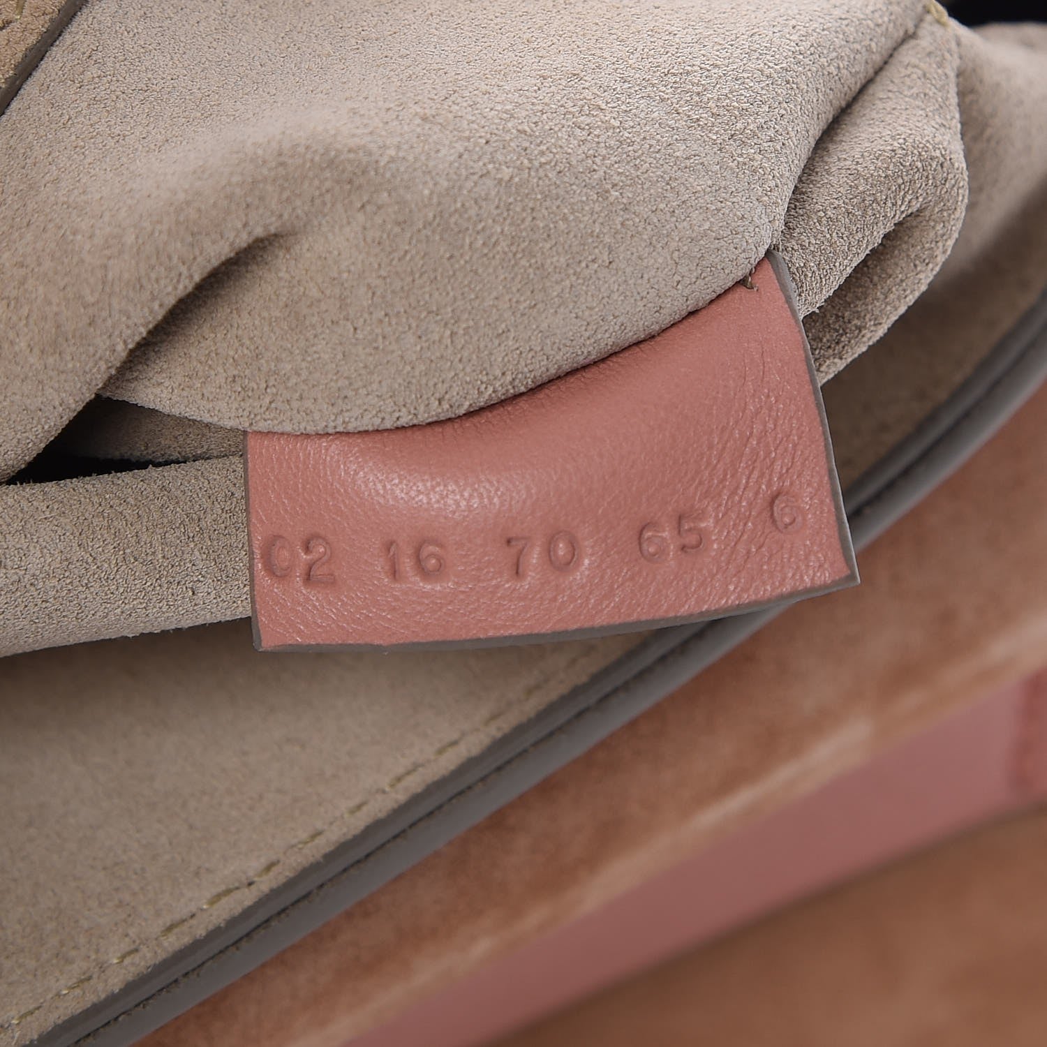 Chloe Suede Smooth Calfskin Drew Shoulder Bag Misty Rose 7 of 7