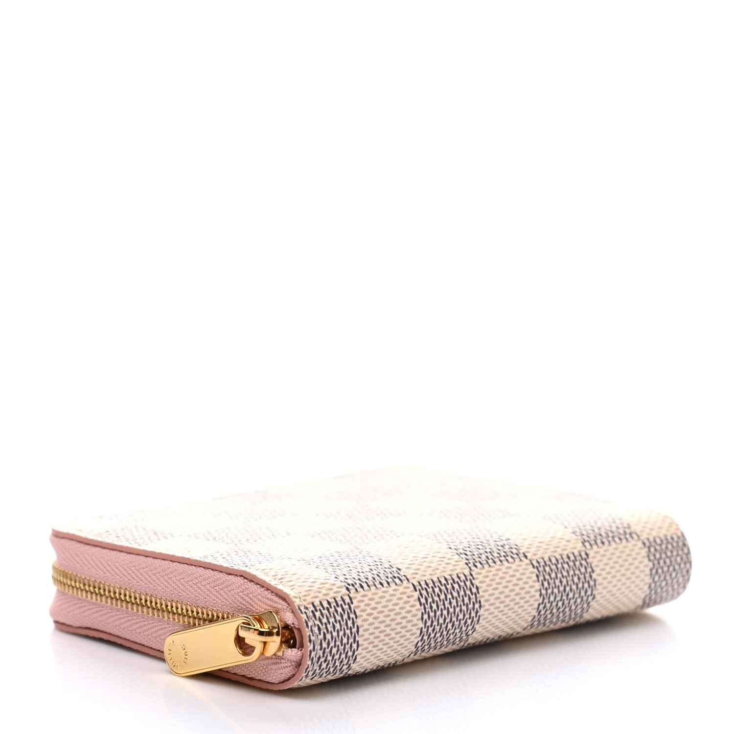 Louis Vuitton Damier Azur Zippy Coin Purse Rose Ballerine 3 of 6